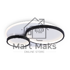 Светильник Ambrella light FA7719 WH/BK белый/черный 3000K-6400K 64W 490*470*90 (ПДУ РАДИО 2.4G)