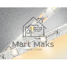 Светодиодная лента Ambrella light GS1901 5050 30Led/ 7.2W m/ 12V IP65 3000K/ 5000*10*2.87mm (2 конт.)