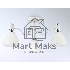 Светильник Ambrella light TR303302/3 WH/CH/FR белый/хром/белый матовый E27*3 max 60W D600*270