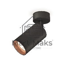 Светильник Ambrella Light XM6323005 SBK/PPG черный песок/золото розовое полированное MR16 GU5.3 (A2210, C6323, N6114)