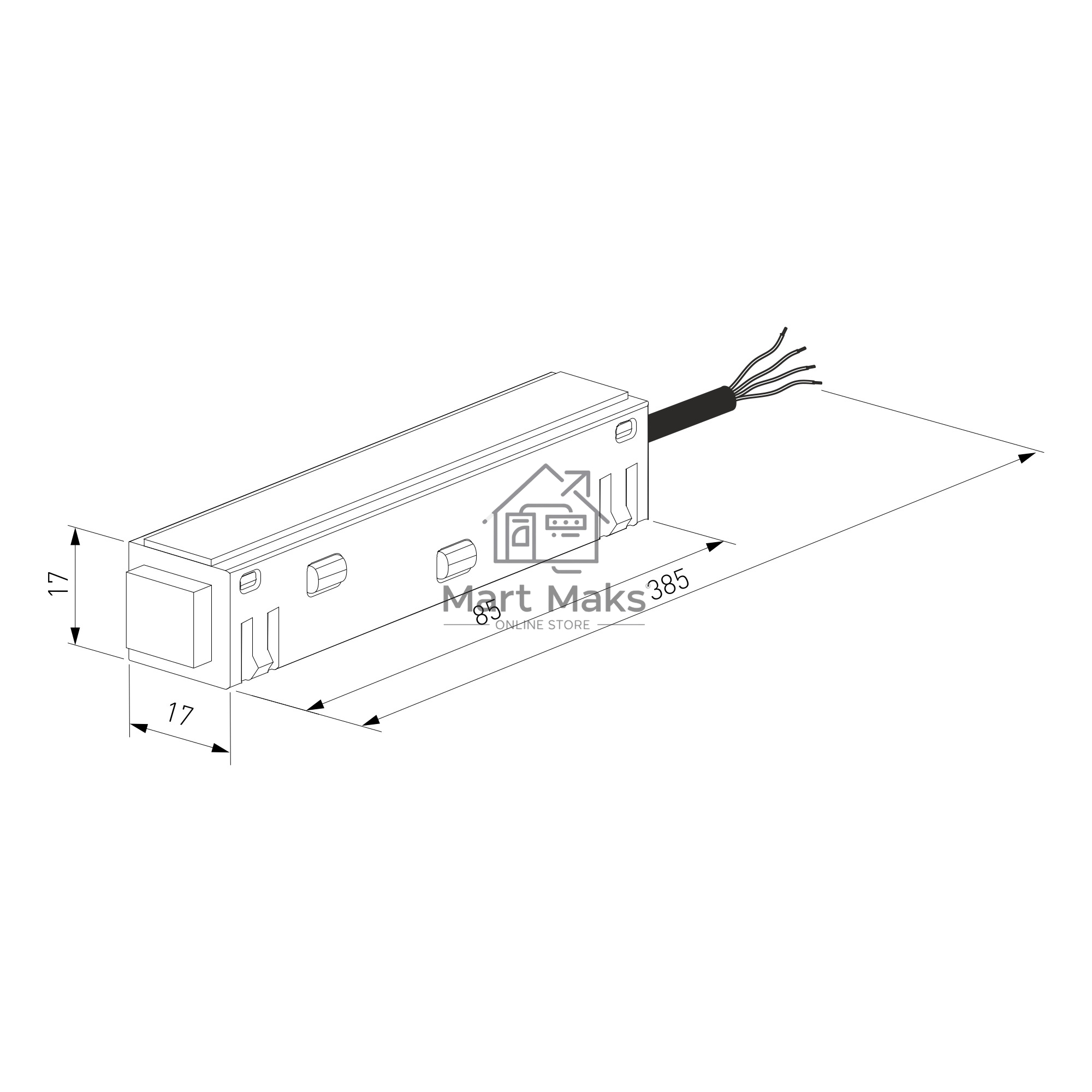 Slim Magnetic Ввод питания 85095/00