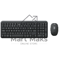 Комплект клавиатура+мышь Logitech Wireless Combo MK250 Compact беспроводной, Bluetooth, 1000 DPI, чёрный