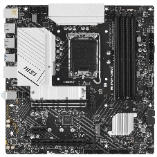 Материнская плата MSI PRO B760M-A DDR4 II, LGA1700, Intel B760, 4xDDR4, 4xSATA, 2xM.2, 1xPCIe 4.0 x16, DisplayPort, HDMI, 1x2.5Gb LAN, 3x3.5 мм, 7.1, microATX