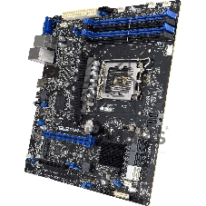 Материнская плата серверная ASUS P13R-M, LGA1700, Intel C262, 4xDDR5 (ECC), 8xSATA, 1xM.2, 1xPCIe 5.0 x16, 1xPCIe 3.0 x8, 1xVGA, 3x1Gb LAN, 3xUSB-A 10Gbps, mATX