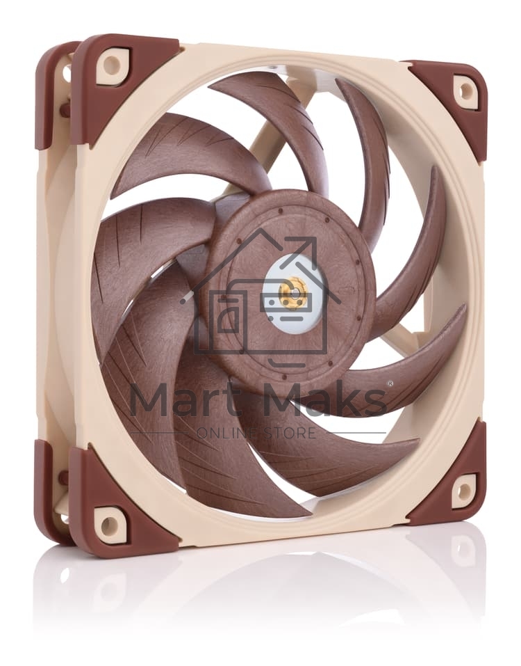 Кулер для корпуса Case Cooler Noctua NF-A12X25 LS-PWM (120x120x25mm, 4-pin PWM, 32.78CFM, 12.1dBA, 1200RPM, Beige/Brown)