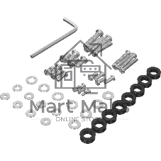 Кронштейн для проектора Cactus CS-PROF011S-WT белый макс.45кг потолочный поворот и наклон