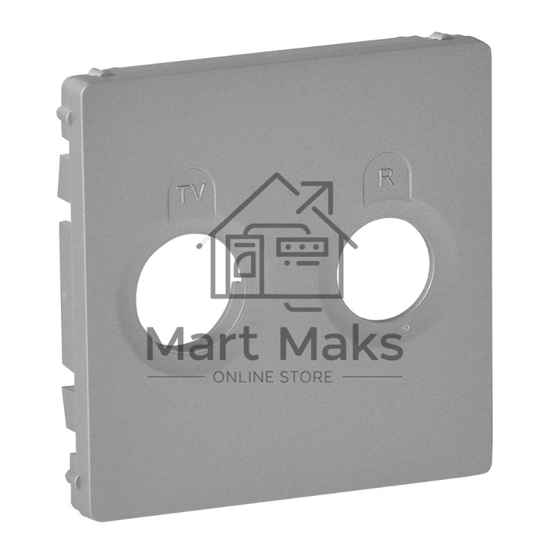 Valena LIFE Алюминий Накладка розетки TV-R | 754782 | Legrand