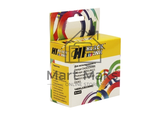 Картридж HP PS C4283/C5283/D5363/J5783/J6413/D4263, №140XL (Hi-Black) CB336HE, BK