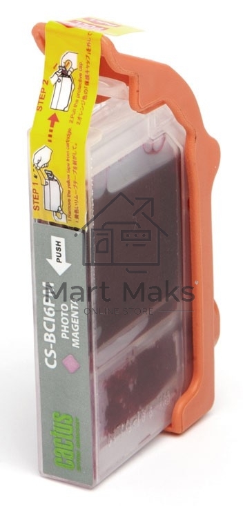Картридж струйный Cactus CS-BCI6PM пурпурный (12ml) для Canon S800/S820/S900/S9000/i905D/i950S/i960x