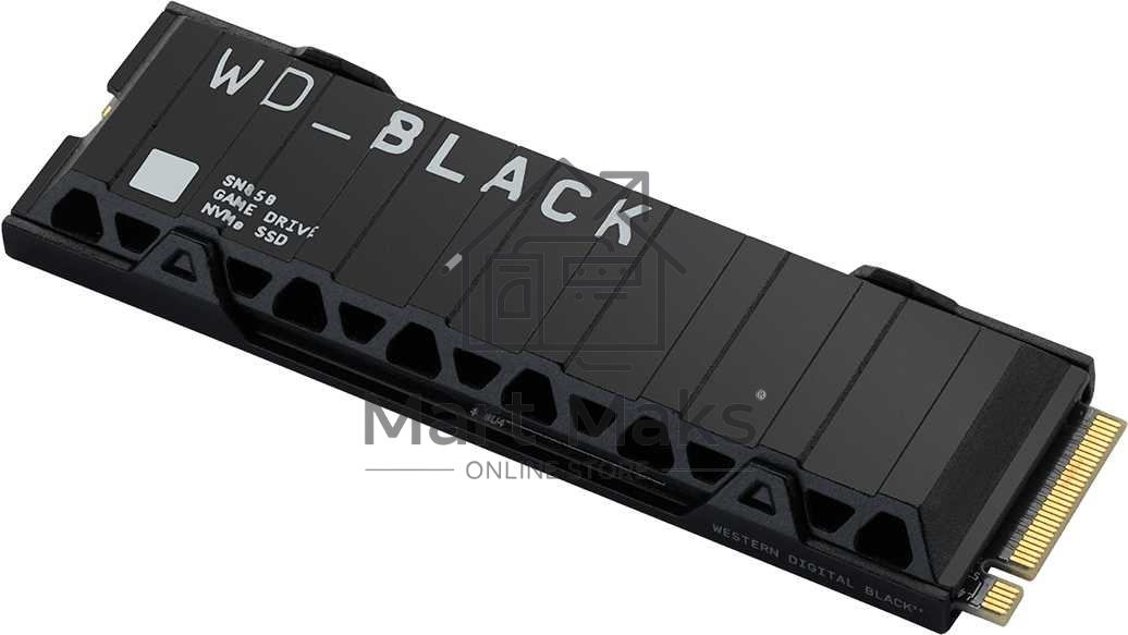 Накопитель SSD WD Black SN850 WDS500G1XHE, 500Gb, PCIe 4.0 x4, M.2 2280, NVMe, R/W 7000/4100