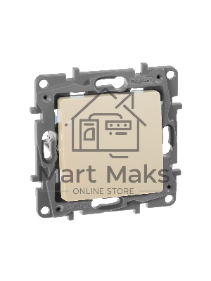 Переключатель 10А на винтах, сл. кость ETIKA 