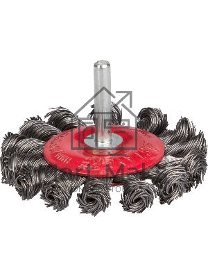 Кордщетка STAYER 35115-075_z01дисковая для дрели плетеные пучки проволоки 0.5мм 75мм