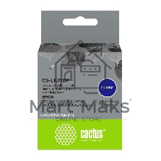 Картридж ленточный Cactus CS-LK3YBP черный шрифт, желтый фон (9 мм, 9 м) для Epson LW300/LW400/LW700/LW600P/LW1000P/K400/Z700/Z900