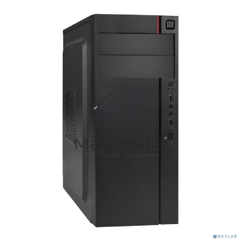 Компьютерный корпус Miditower ExeGate AA-440 (ATX, без БП, 2*USB, аудио)