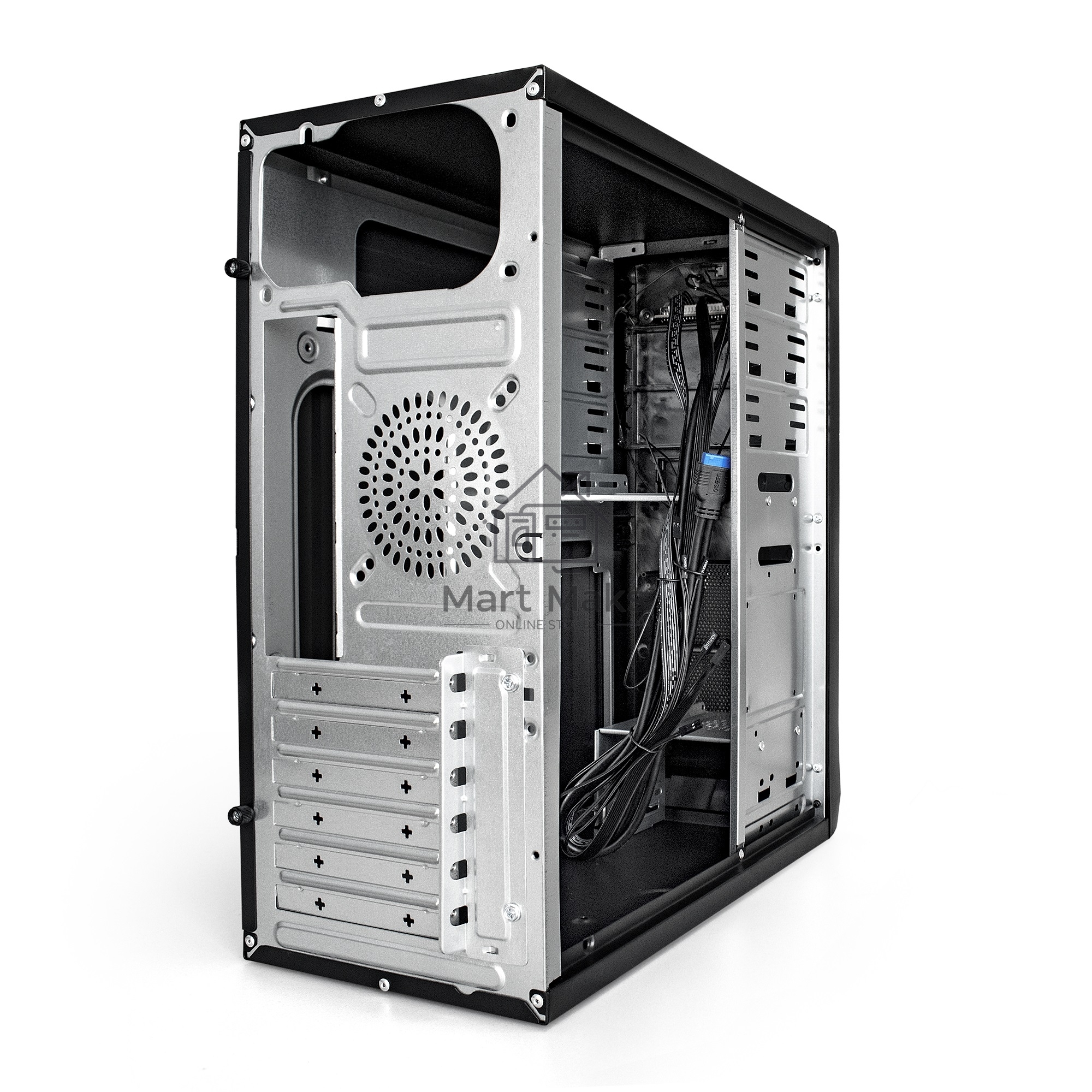 Компьютерный корпус Miditower Exegate CP-603 Black, ATX, <без БП>, 2*USB+2*USB3.0, Audio
