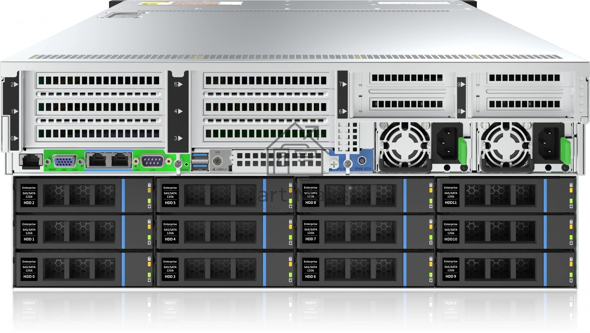 Сервер IRU Rock g4236ag3 2x7313 2x32Gb 9361-16i 2x1300W w/o OS (2098238)
