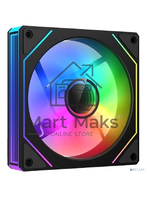 Вентилятор для корпуса Deepcool CG530 FAN BK (PWM, ARGB, черный, 800-1600об/мин, 120мм) Bulk