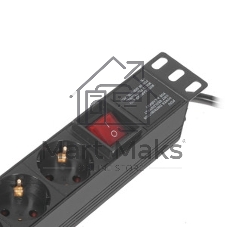Блок розеток горизонтальный ExeGate ServerPro PDU-19H803 Al-8S-EU2-SW, 19