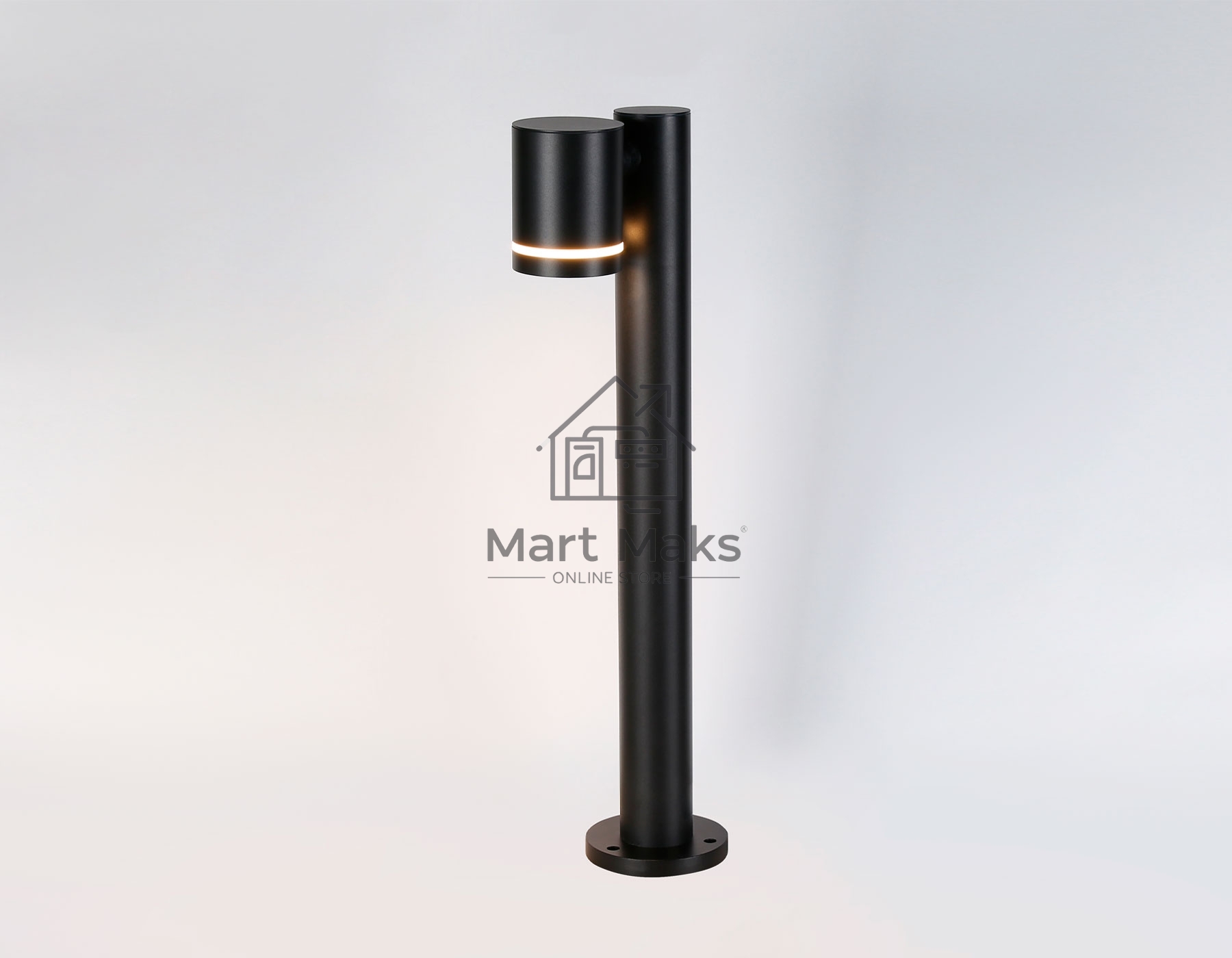 Светильник Ambrella light ST3343 BK черный IP54 GX53 max 15W 100*85*600