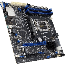 Материнская плата серверная ASUS P13R-M, LGA1700, Intel C262, 4xDDR5 (ECC), 8xSATA, 1xM.2, 1xPCIe 5.0 x16, 1xPCIe 3.0 x8, 1xVGA, 3x1Gb LAN, 3xUSB-A 10Gbps, mATX