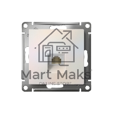 Механизм розетки компьютерной AtlasDesign RJ45 жемчуг SchE ATN000483