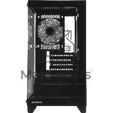 Компьютерный корпус Accord ACC-350-02B черный без БП mATX 1x120мм 1xUSB 2.0 1xUSB 3.0 1xUSB3.1 audio