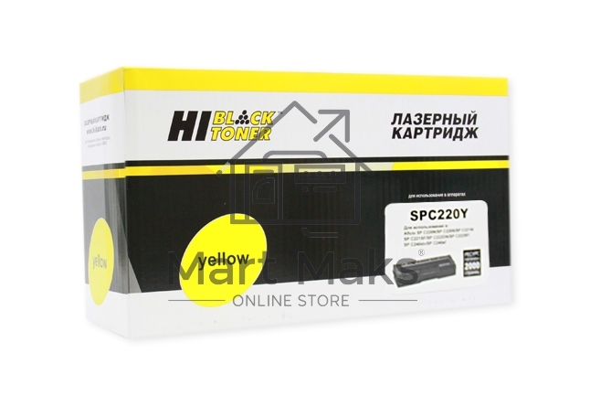 Картридж Ricoh Aficio SP C220DN/C220S/C221DN/C221N/C221SF/C222SF (Hi-Black) Y, 2K