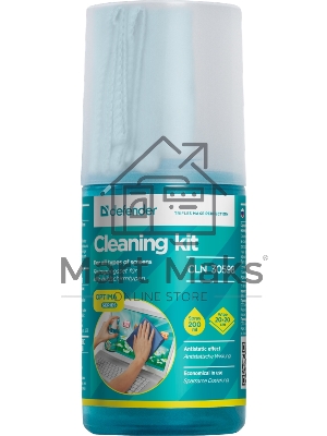 Чистящий спрей Defender для экранов/пластиковый флакон с пульверизатором 200 мл + микрофибра 20 х 20 см/Беларусь