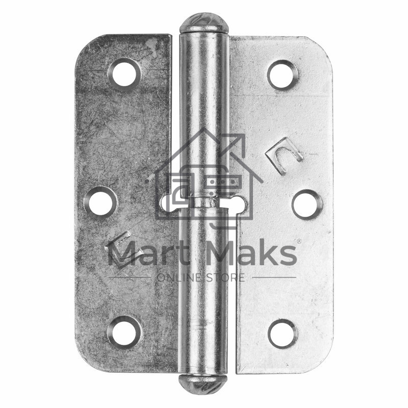 Петля накладная правая 85 цинк ЧЕТЫРЕ СЕЗОНА