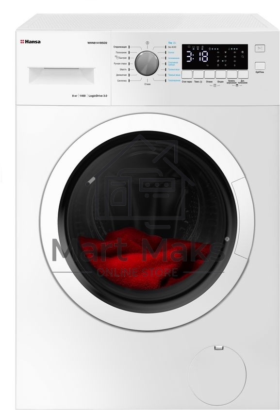 Стиральная машина Hansa WHN8141BSD2 белый загр. фронтальная макс.: 8 кг 1400 об/мин класс: А+++
