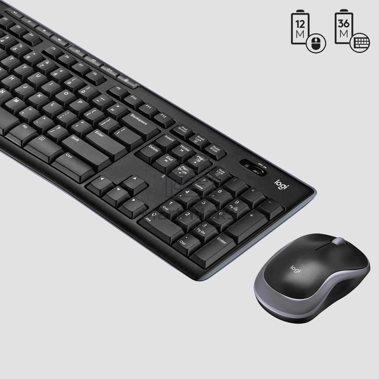 Клавиатура Logitech Keyboard K270 Wireless 920-003757/920-003058