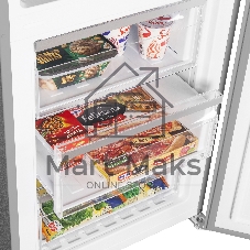 Холодильник Maunfeld MFF200NFBG бежевый двухкамерный 271/106л морозилка снизу, No Frost