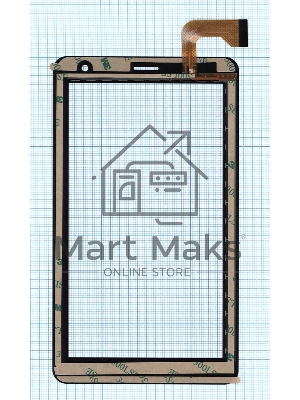 Сенсорное стекло (тачскрин) для Irbis TZ728, черное