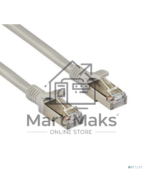 Патч-корд ExeGate FTP-RJ45-RJ45-C5e-CU-5M-GY, FTP, cat.5e, 5м, медь, серый
