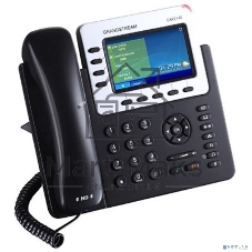 Телефон Grandstream GXP-2140, VoIP 2 Порта Ethernet 10/100/1000, 4 SIP линий, цветной TFT дисплей 480x272, HD Audio