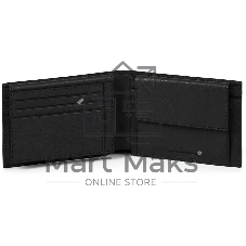 Кошелек мужской Piquadro Black Square PU1392B3R/N, натур.кожа, черный