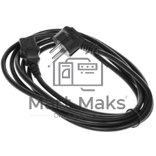 Кабель питания Cablexpert PC-186-1-3M, 3м, Schuko- C13, 3x1кв.мм, черный, с заземлением, пакет