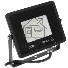 Прожектор светодиодный Gauss LED 30W IP65 6500К черный 1/10