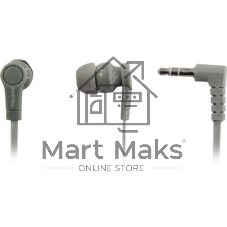 Проводные наушники Smartbuy A8 серый, внутриканальные, Jack 3.5 мм, микрофон на проводе