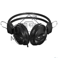Проводные наушники Oklick HS-M200 черный, накладные, Jack 3.5 мм