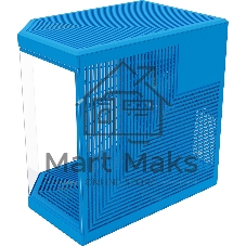 Корпус без блока питания Case HYTE Y70, Midi-Tower, TG, no fans, 2xUSB-A 3.2, 1xUSB Type-C, E-ATX, ATX, mATX, mITX Blueberry Milk