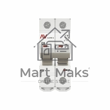 Выключатель автоматический Averes AV-6 2P 6A (C) 6kA