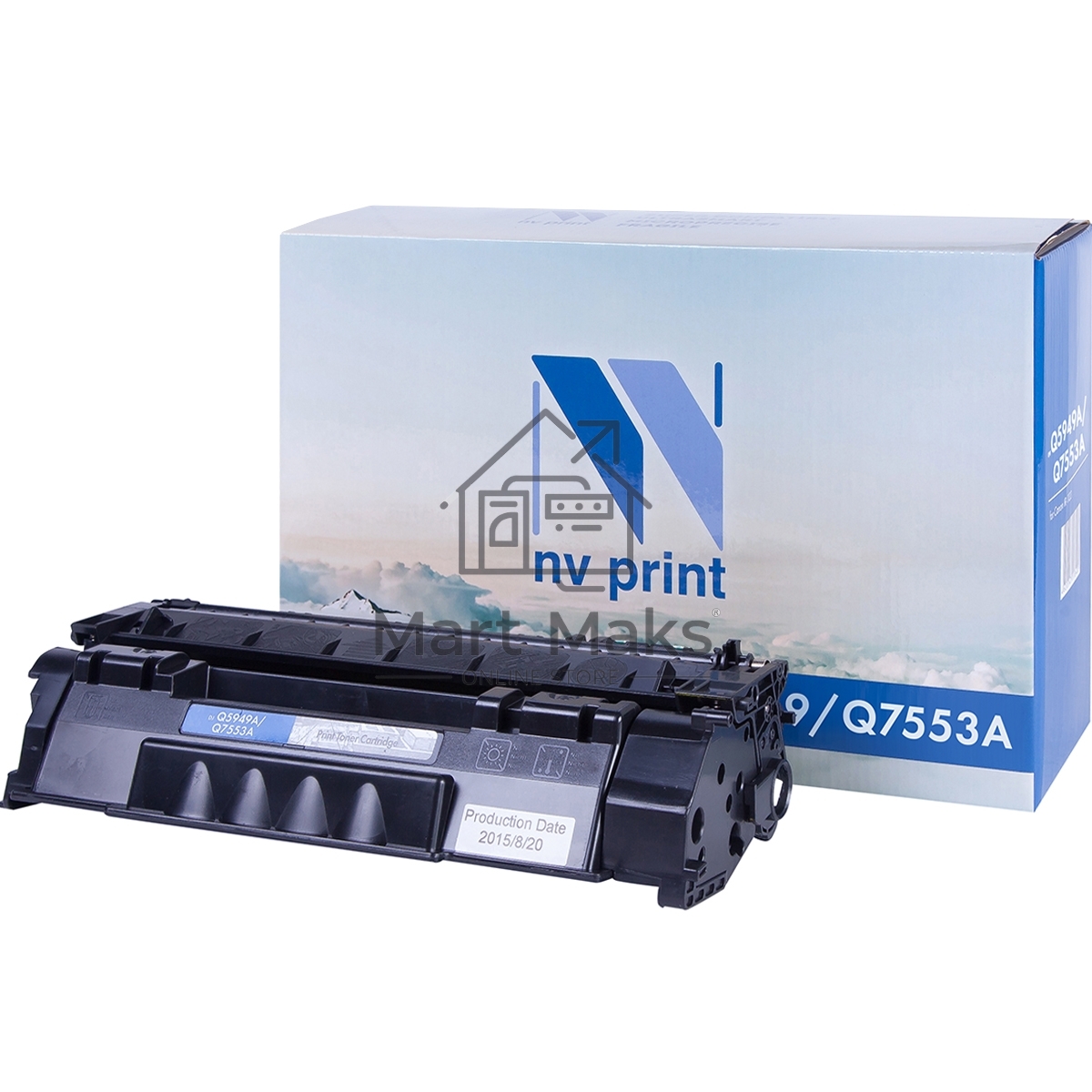 Картридж лазерный NV Print совместимый HP Q5949A/Q7553A для LJ 1160/1320/3390/3392/P2014/P2015/M2727 (3000k)