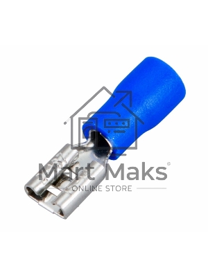 Клемма плоская изолированная гнездо 5.6 мм 1.5-2.5 мм² (РПи-м 2.5-(4.8)/РПИм 2-5) Rexant