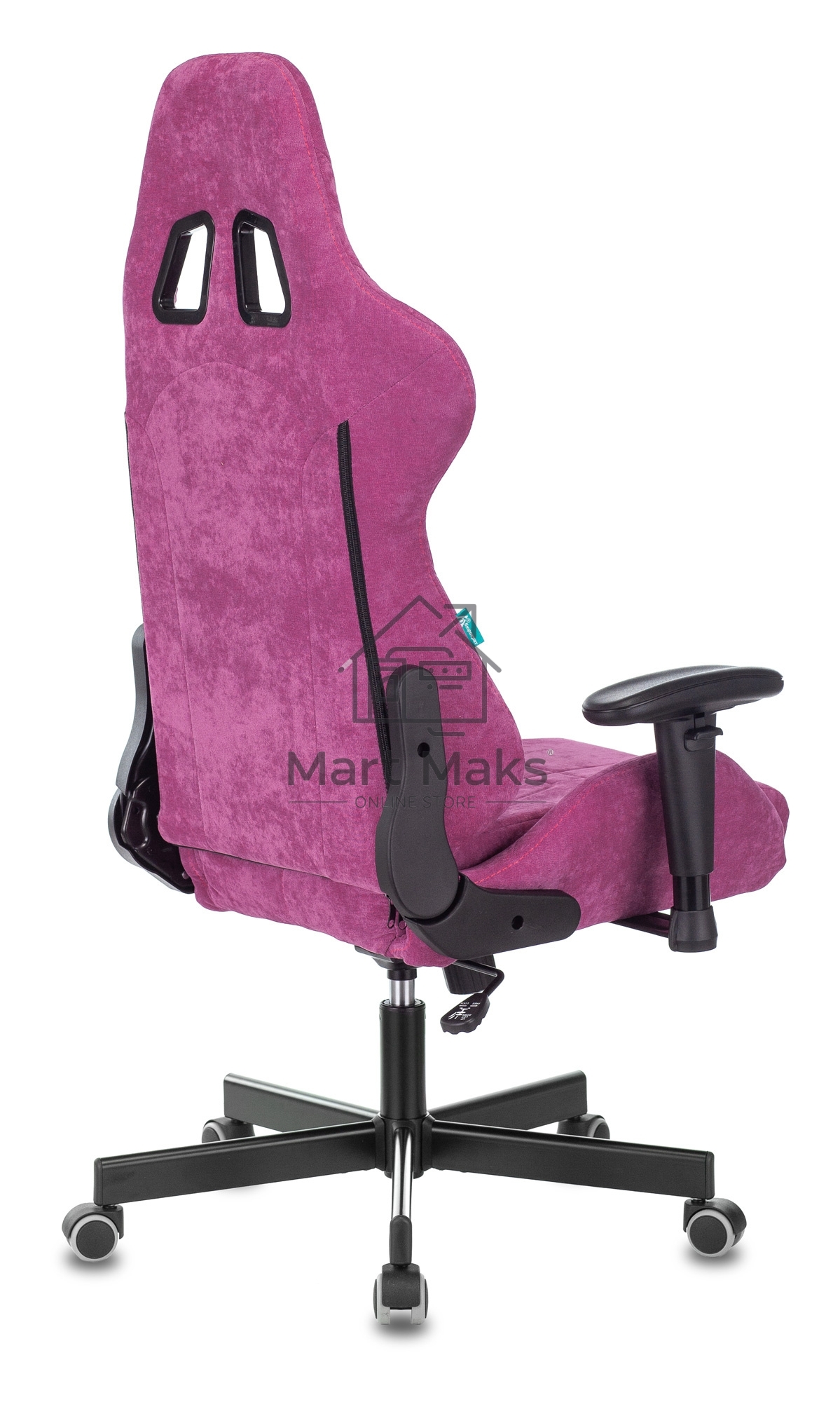 Кресло игровое Бюрократ VIKING KNIGHT LT15 FABRIC малиновый крестовина металл/пластик