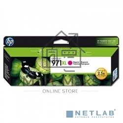 Картридж струйный HP 971XL CN627AE пурпурный для HP OJ Pro X476dw/X576dw/X451dw/X551dw (6600стр.)