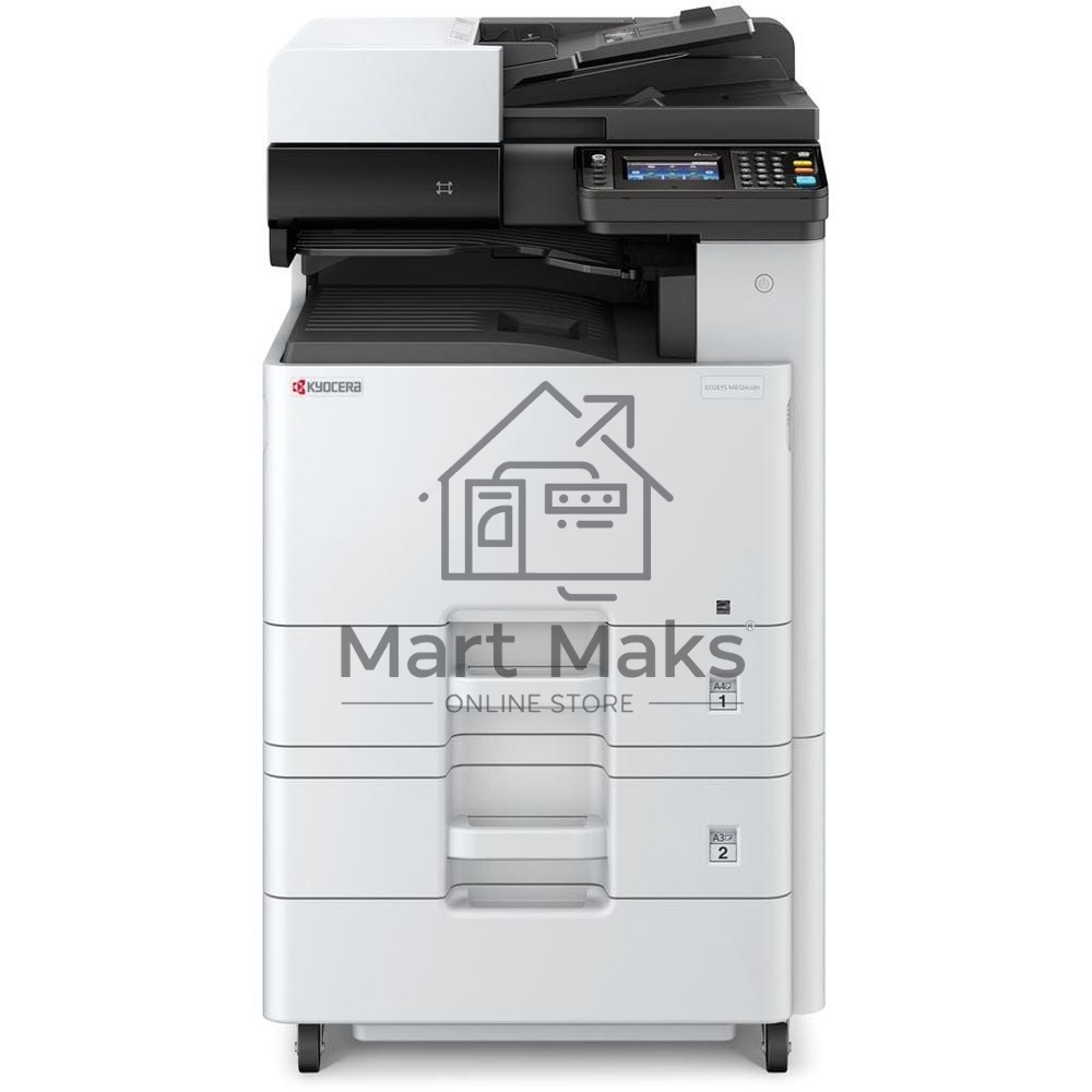 МФУ лазерный Kyocera Ecosys M8124cidn (1102P43AX0) АЗИЯ, (А3, 24/12 ppm A4/A3 1,5 GB, USB, Network, дуплекс, автоподатчик, пуск. комплект, старт. карт.TK-8110)