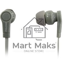 Проводные наушники Smartbuy A8 серый, внутриканальные, Jack 3.5 мм, микрофон на проводе