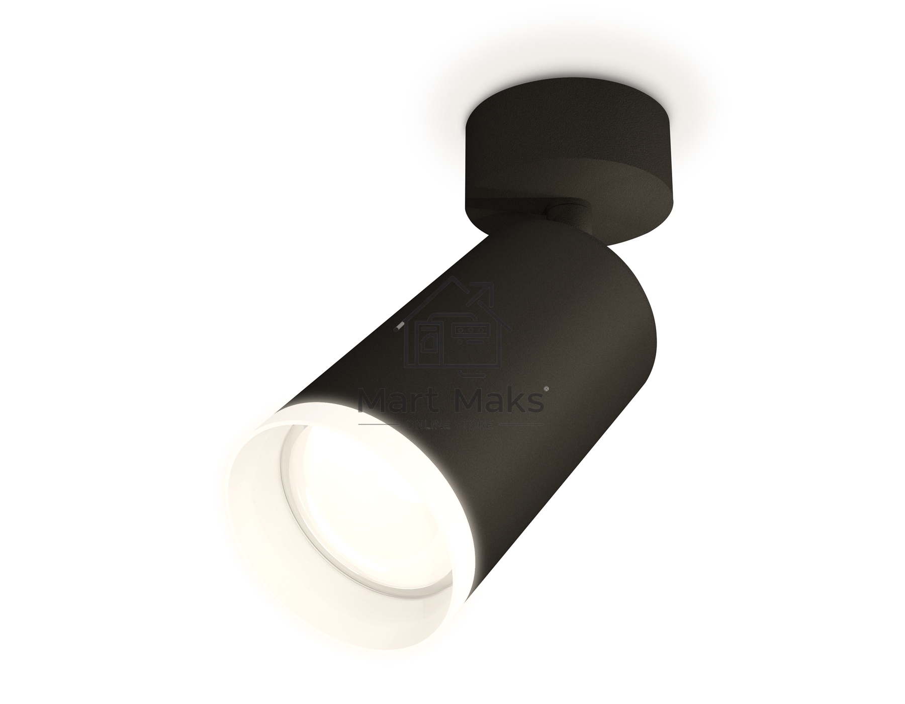 Светильник Ambrella Light XM6323010 SBK/FR черный песок/белый матовый MR16 GU5.3 (A2210, C6323, N6246)