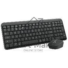 Комплект клавиатура+мышь Logitech Wireless Combo MK250 Compact беспроводной, Bluetooth, 1000 DPI, чёрный